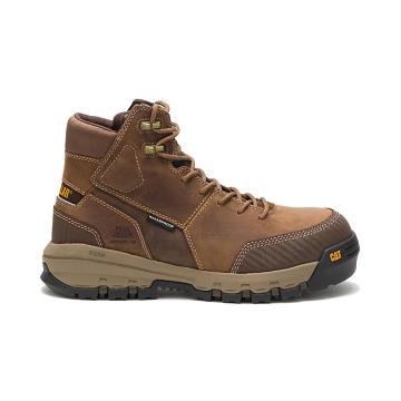 Caterpillar Device Waterproof Composite Toe Férfi Munkabakancs Barna | CAT213-HU Caterpillar Device Waterproof Composite Toe Férfi Munkabakancs Barna | CAT213-HU