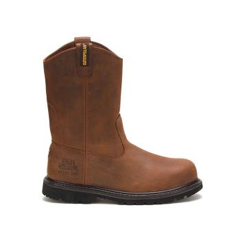 Caterpillar Edgework Steel Toe Férfi Munkabakancs Barna | CAT094-HU