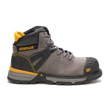Caterpillar Excavator Superlite Waterproof Carbon Composite Toe Férfi Vízálló Bakancs Szürke | CAT15 Caterpillar Excavator Superlite Waterproof Carbon Composite Toe Férfi Vízálló Bakancs Szürke | CAT15