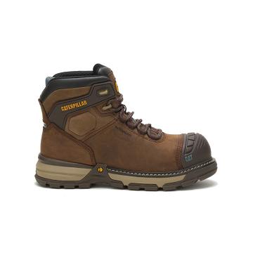 Caterpillar Excavator Superlite Waterproof Thinsulate™ Carbon Composite Toe Női Vízálló Bakancs Kávé