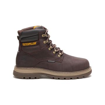 Caterpillar Fairbanks 6" Waterproof Steel Toe Férfi Munkavédelmi Bakancs Kávé | CAT004-HU Caterpillar Fairbanks 6" Waterproof Steel Toe Férfi Munkavédelmi Bakancs Kávé | CAT004-HU