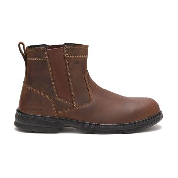 Caterpillar Inherit Pull On Steel Toe Férfi Munkabakancs Barna | CAT193-HU Caterpillar Inherit Pull On Steel Toe Férfi Munkabakancs Barna | CAT193-HU