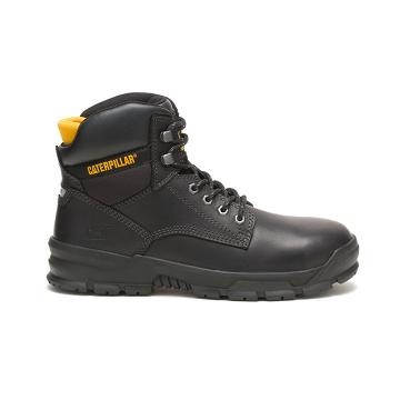 Caterpillar Mobilize Alloy Toe Férfi Munkavédelmi Bakancs Fekete | CAT081-HU