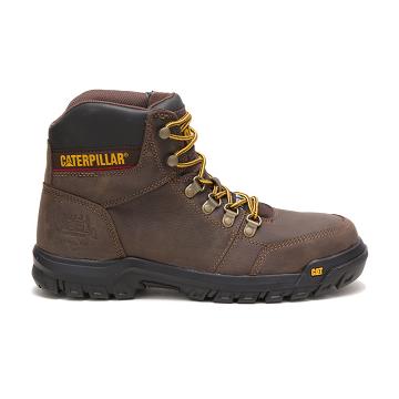 Caterpillar Outline Steel Toe Férfi Munkabakancs Kávé | CAT216-HU Caterpillar Outline Steel Toe Férfi Munkabakancs Kávé | CAT216-HU