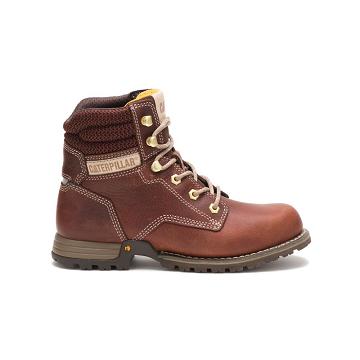 Caterpillar Paisley 6" Női Munkavédelmi Bakancs Kávé | CAT431-HU