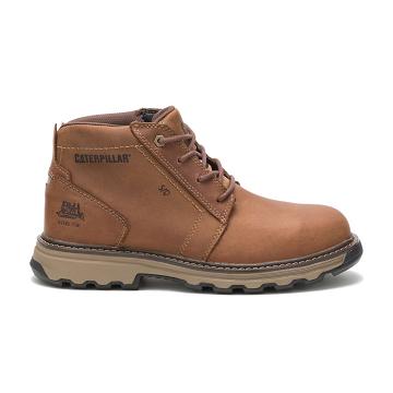 Caterpillar Parker Steel Toe Férfi Munkavédelmi Bakancs Barna | CAT044-HU