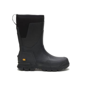 Caterpillar Stormers 11" Férfi Munkabakancs Fekete | CAT202-HU