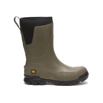 Caterpillar Stormers 11" Steel Toe Férfi Munkavédelmi Bakancs Olivazöld | CAT060-HU