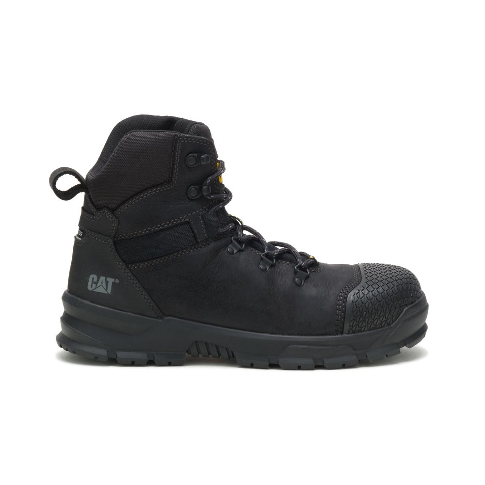 Caterpillar Accomplice X Waterproof Steel Toe Férfi Vízálló Bakancs Fekete | CAT166-HU - Kattintásra bezárul