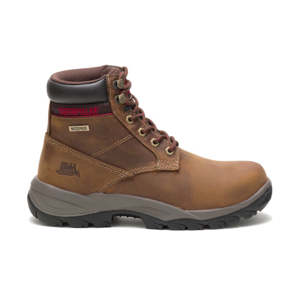 Caterpillar Dryverse 6" Waterproof Női Munkavédelmi Bakancs Barna | CAT420-HU - Kattintásra bezárul