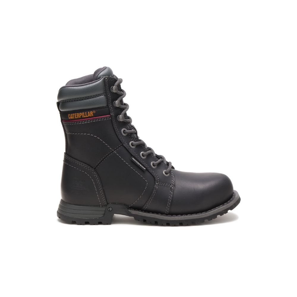 Caterpillar Echo Waterproof Steel Toe Női Vízálló Bakancs Fekete | CAT458-HU - Kattintásra bezárul