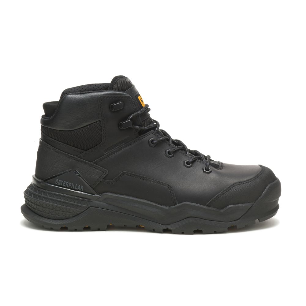 Caterpillar Provoke Mid Waterproof Alloy Toe Férfi Vízálló Bakancs Fekete | CAT156-HU - Kattintásra bezárul