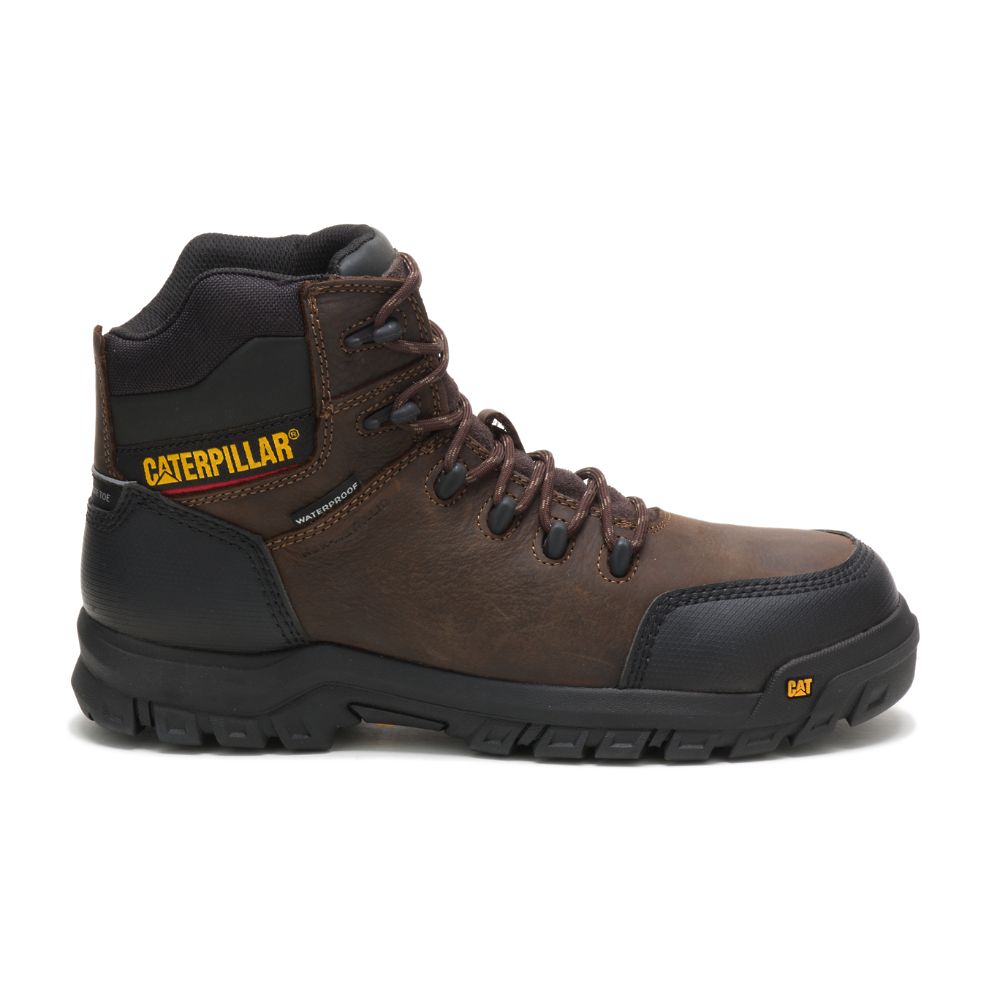 Caterpillar Resorption Waterproof Composite Toe Férfi Vízálló Bakancs Kávé | CAT140-HU - Kattintásra bezárul