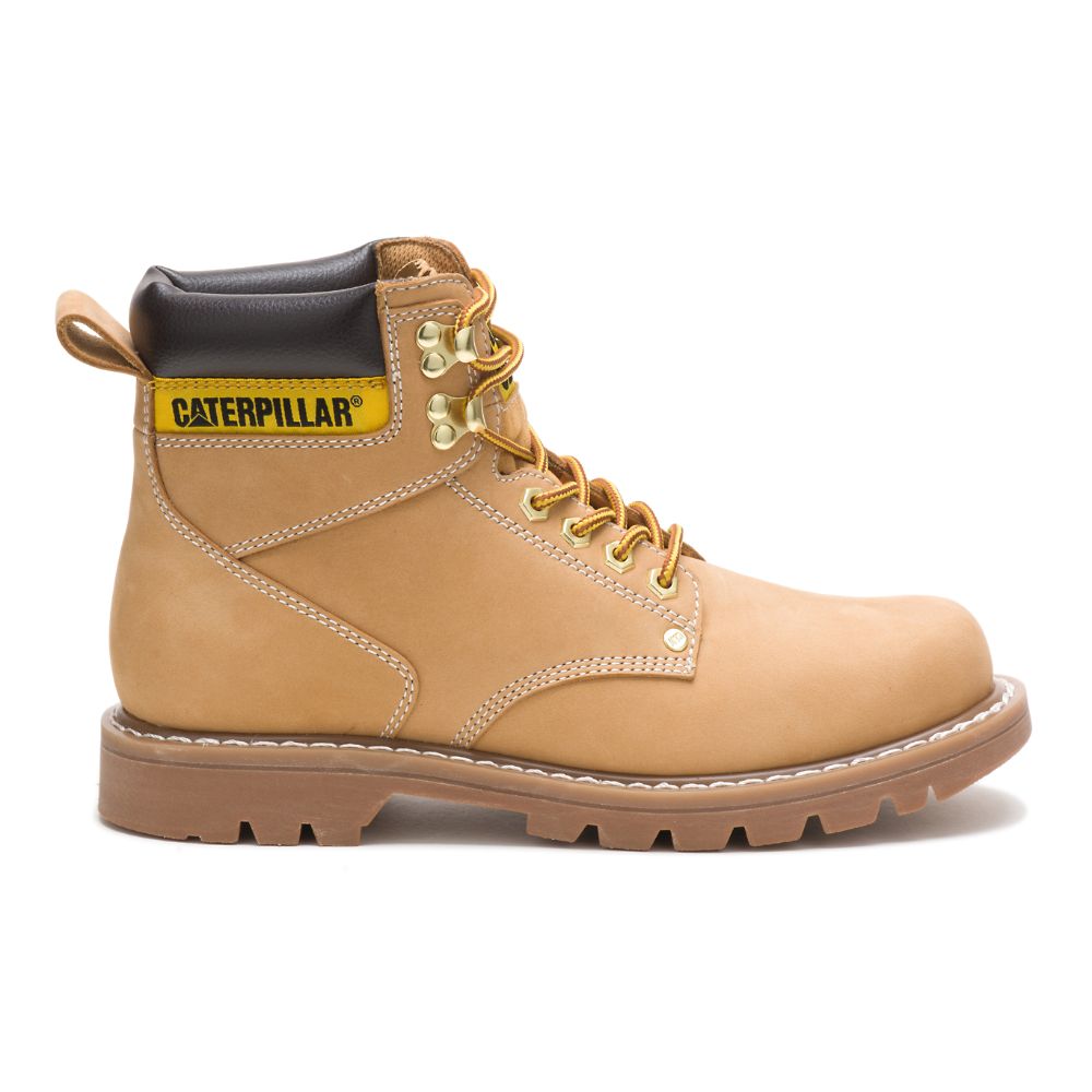 Caterpillar Second Shift Férfi Munkavédelmi Bakancs Barna | CAT024-HU - Kattintásra bezárul
