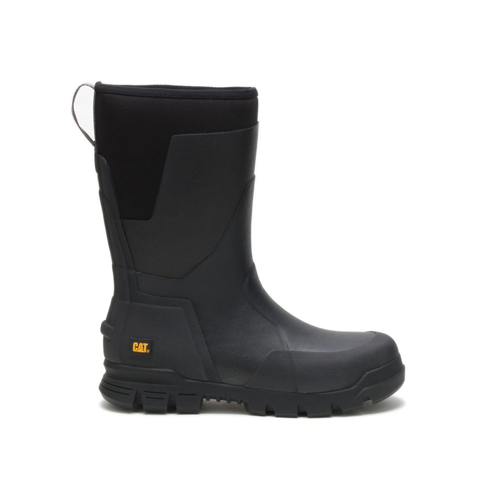 Caterpillar Stormers 11" Férfi Munkabakancs Fekete | CAT202-HU - Kattintásra bezárul