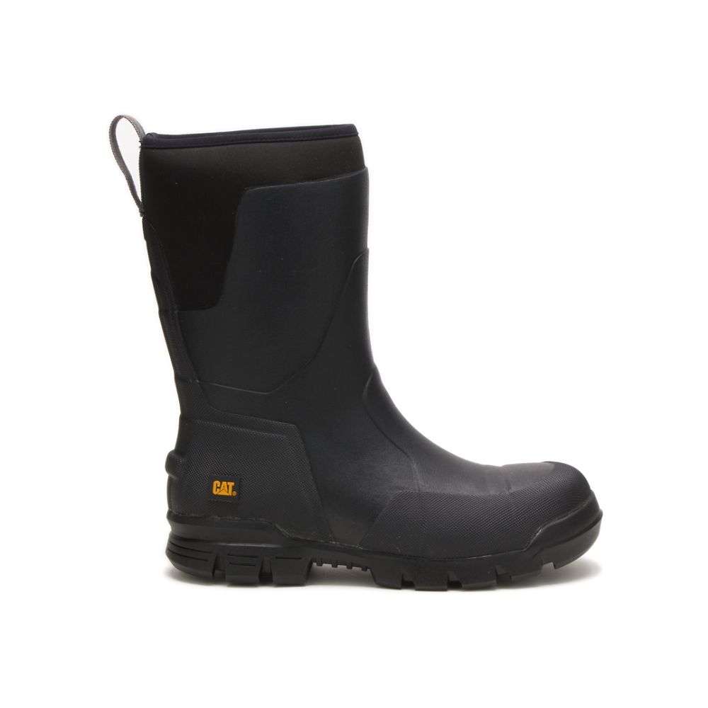 Caterpillar Stormers 11" Steel Toe Női Munkabakancs Fekete | CAT438-HU - Kattintásra bezárul