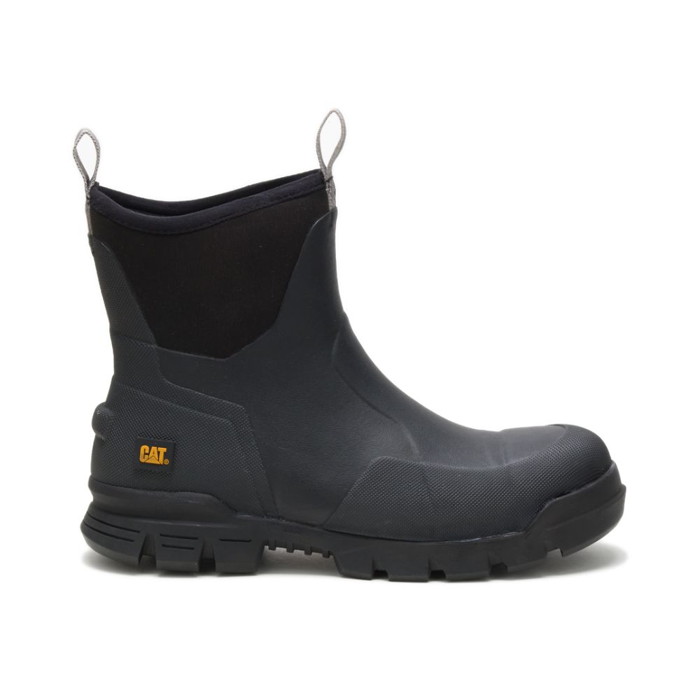 Caterpillar Stormers 6" Férfi Munkavédelmi Bakancs Fekete | CAT018-HU - Kattintásra bezárul